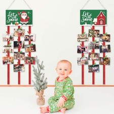 2Pcs Christmas Card Holder