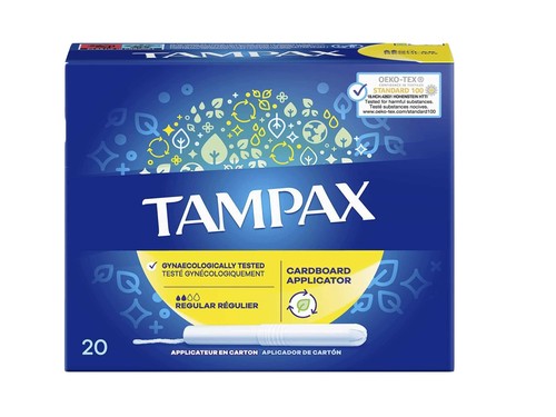 Tampax regular tampons with - tampax,