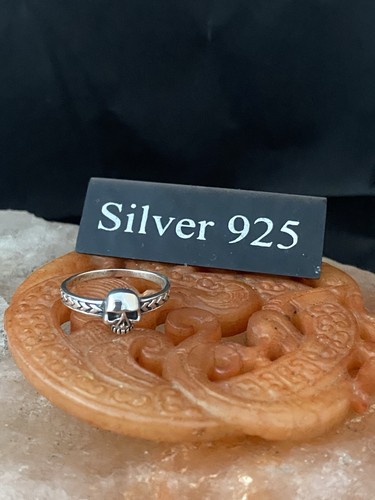 Solid silver skull - solid,