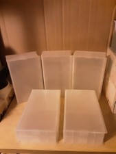 5 x EMPTY DOUBLE CLEAR VHS