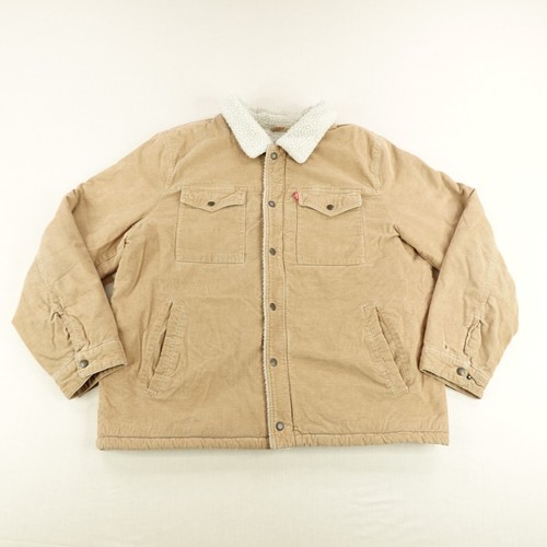 Levis jacket mens beige tan - xl,