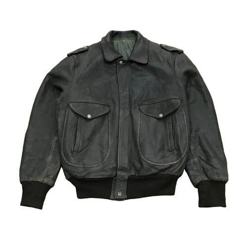 Leather flight jacket men - leather,