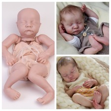 DIY Lifelike Reborn Baby Doll Kits Unpainted Newborn Vinyl Silicone Girl/Boy Kit