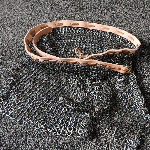 Titanium riveted chainmail - riveted,