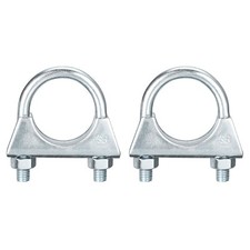 2pcs Muffler U-Bolt Clamps for
