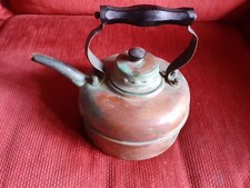 Simplex Copper Kettle Vintage Lovley Verdigris  Or You Can Polish Bakelite Grip