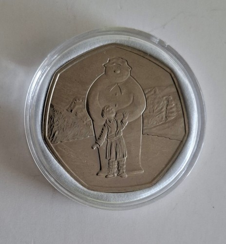 2019 snowman 50p pence coin - 50p,