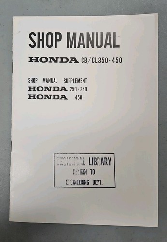 Honda cb350 cl350 - honda, cb450
