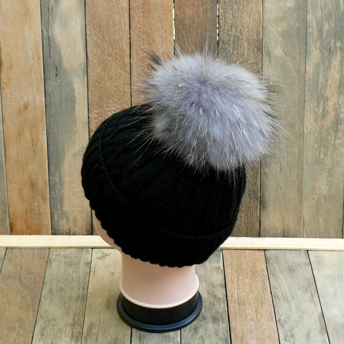 Gray real raccoon - real, fur
