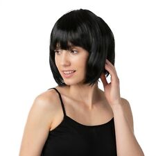 Black Bob Wig Fancy Dress