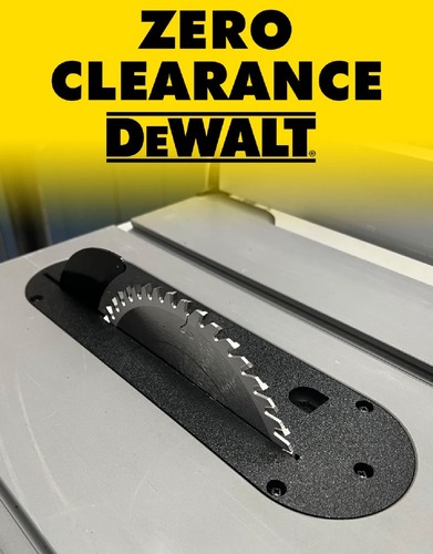 Zero clearence dewalt table - zero,