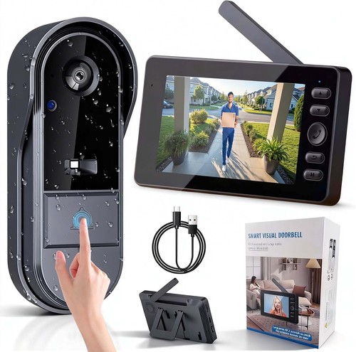 Video doorbell wireless with - doorbell,