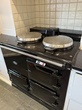 Black Aga Rayburn Gas Cooker Used Good Condition Collection Only