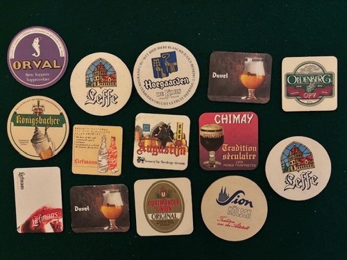 European brewery beer mat - european,