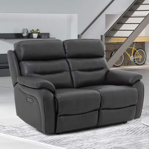 Fletcher dark grey leather - fletcher,