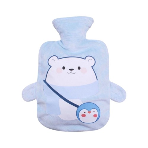 Hot water bottle with cover - hot,