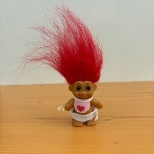 Vintage Russ Baby Troll Doll With Red Hair, Collectible Toys