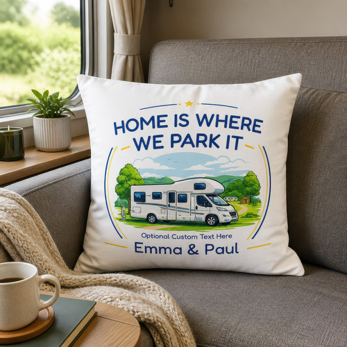 Personalised motorhome cushion - personalised,