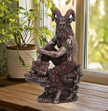 Greek God "Pan" Mythical Bronzed Statue Figurine Nemesis Now New & Boxed 15cm