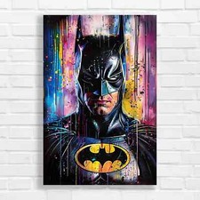 Colorful Batman Superhero Fan