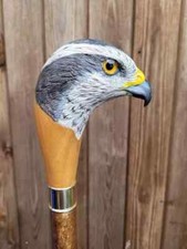 "Hand-Carved Wooden Walking