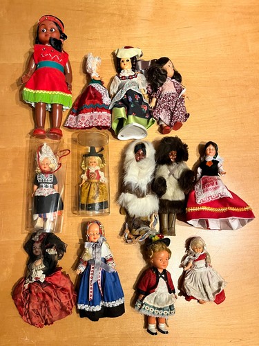 Vintage national costume - costume, dolls