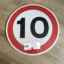 10MPH Speed Limit Traffic Sign