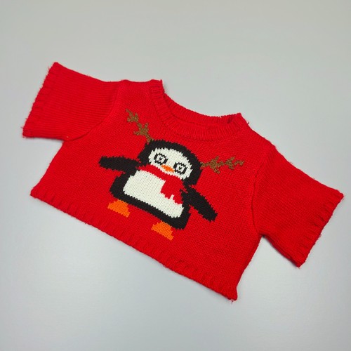 Build bear red penguin - a,