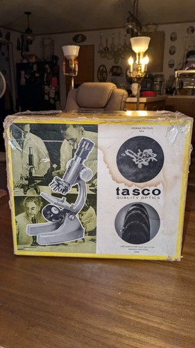 Vintage tasco zoom microscope - vintage,