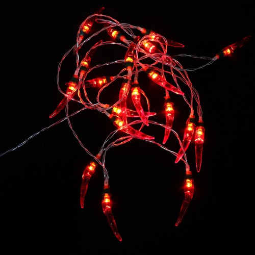 Chili string lights - chili, battery