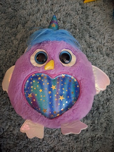 Rainbow corn owl unicorn teddy - rainbow,