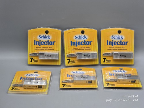 Schick injector razor blades - blades, 7