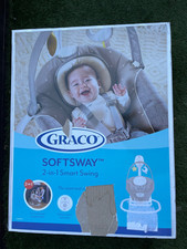 Graco SoftSway Silent 2-in-1 Smart Swing – Starlight