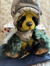 Charlie Bears Mohair & Alpaca Limited Edition Panda Bear Gable New Tags was £235