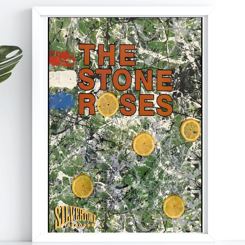 Stone roses music poster print - music,