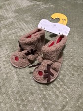 Baby Xmas Slippers Boots 9-12mths New