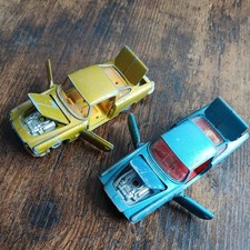 Corgi Toys #241 Ghia L6.4 With Chrysler V8 Engine x2