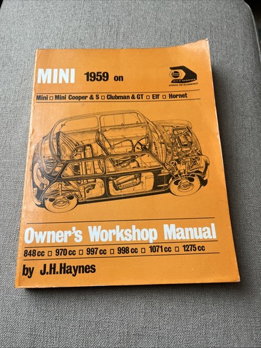 Mini 1959 owners workshop - 1959, on,