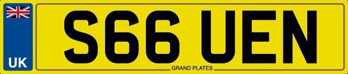 Sue susan number plate s66 - susan,