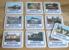 Strongs of Romsey, Hampshire, 1970’s set of 10 pub beer mats, good condition