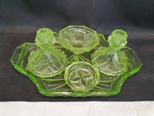 Vintage Style Green Glass 5