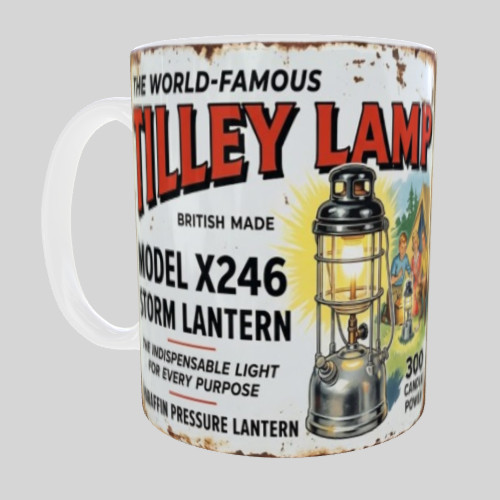 Vintage x246 camping lamp mug - x246,