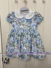 Girls White Floral Dress From Dolly Wears Age 4-5 Years