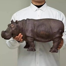 Lifelike Large Hippo Figurines