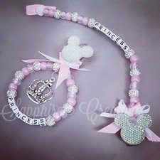 Mouse Pink White Baby Girl