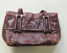 Brown Leather Handbag With