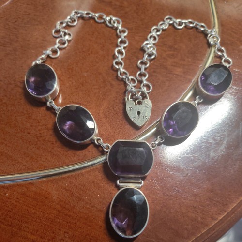 Amethyst cut natural stone - amethyst,