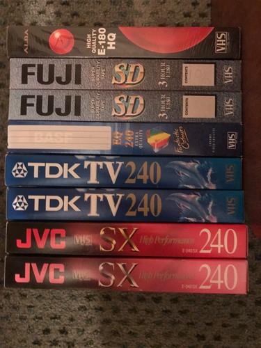 E240 vhs video cassette - x, 5
