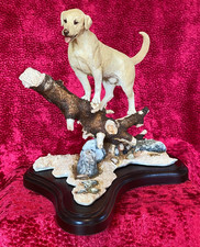 Sherratt & Simpson - Labrador Retriever on a Tree Stump