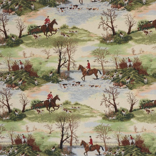 The hunt tapestry fabric - the,